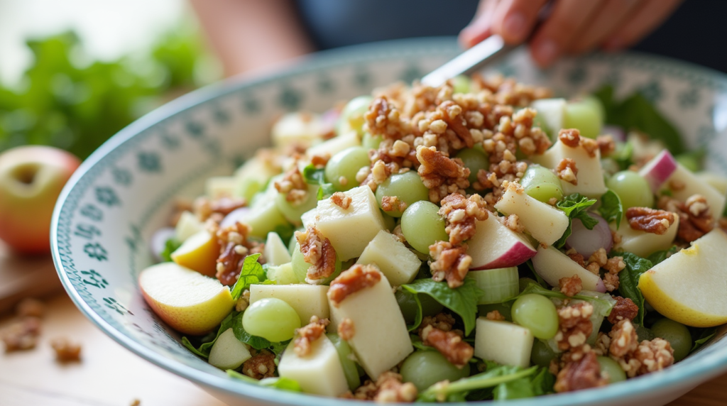 Healthy waldorf salad