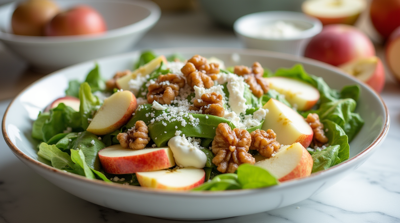 Healthy waldorf salad