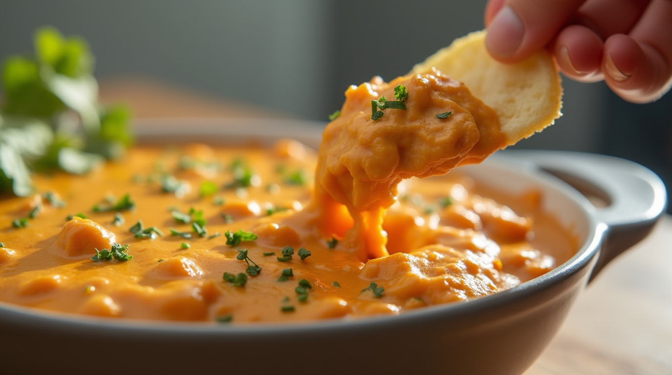 high protein buffalo chicken dip​