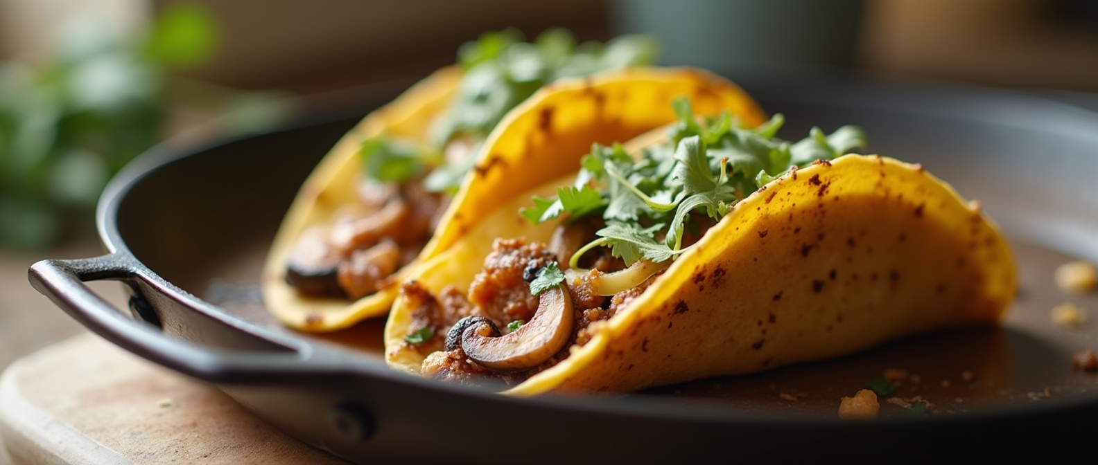 Crispy Mushroom Tacos